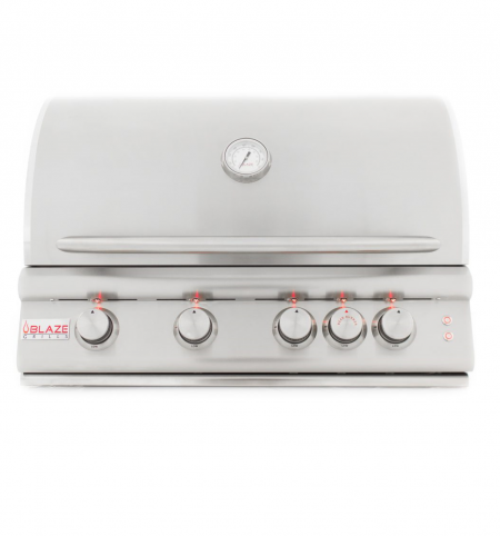 BLAZE LTE 32 INCH Gas Grill 4-BURNER WITH REAR BURNER AND BUILT-IN LIGHTING  SYSTEM  BLZ-4LTE2