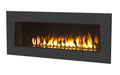Valor Direct Vent L2 Linear Series Gas Fireplace - Glass Set / Black Surround