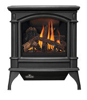 Napoleon Direct Vent Gas Fireplace Stove - GDS60 Knightsbridge - Painted Black Finish