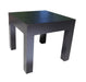 Lakeview Side Table by Cabana Coast - 23" Square Table - Dark Rum