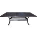 Pure Dining Table -  72" Rectangular Table Frame: Foster Cast Aluminum 