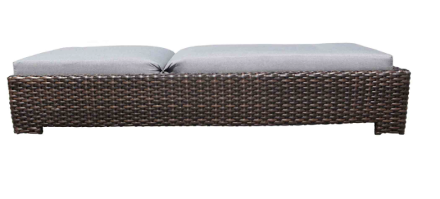 Louvre Outdoor Wicker Chaise Lounge 