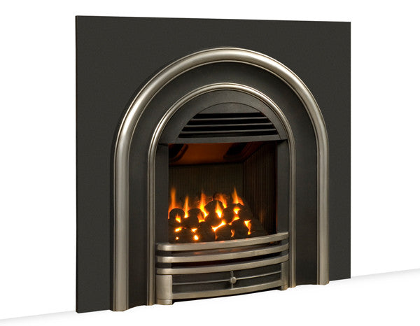 Valor Direct Vent Portrait Classic Arch Series Gas Fireplace - Log Set