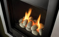 Valor Portrait Freestyle Gas Fireplace - Rock Set - Top View