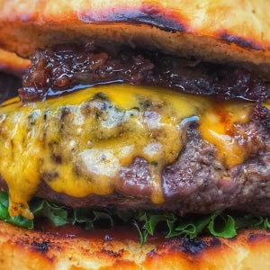 Burger with Bacon Jam