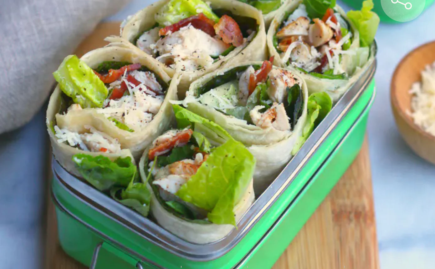 GRILLED CHICKEN CAESAR WRAPS