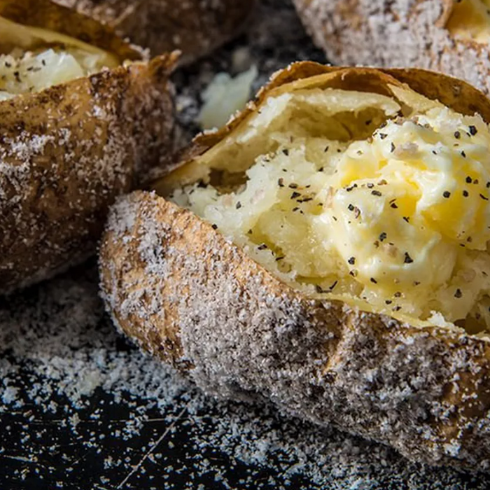 Salt-Crusted Baked Potatoes