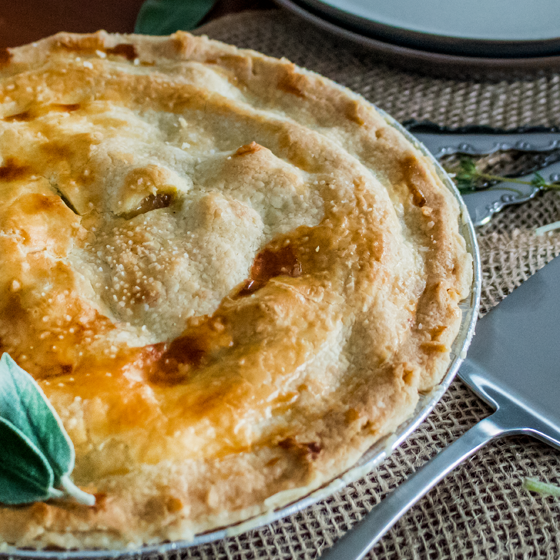 Easy Barbecued Chicken Pot Pie