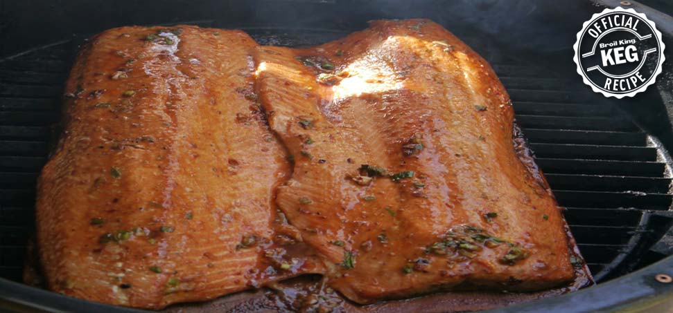 Double Hot Smoked Cedar Plank Salmon