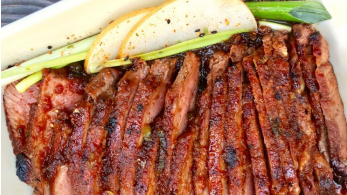 Asian Pear Marinated Steak — Patio Palace