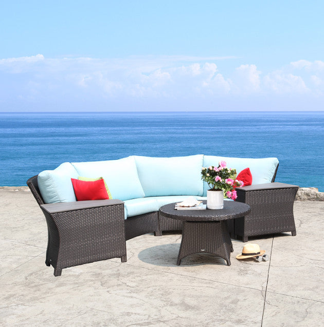 Flight Round Sectional Collection by Cabana Coast