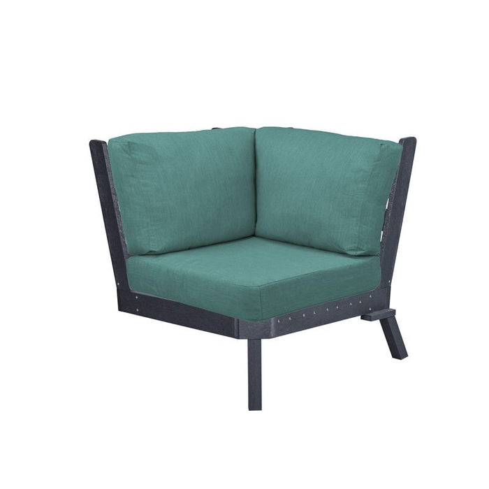 CR Plastics Tofino Sectional Corner Piece with Cushions