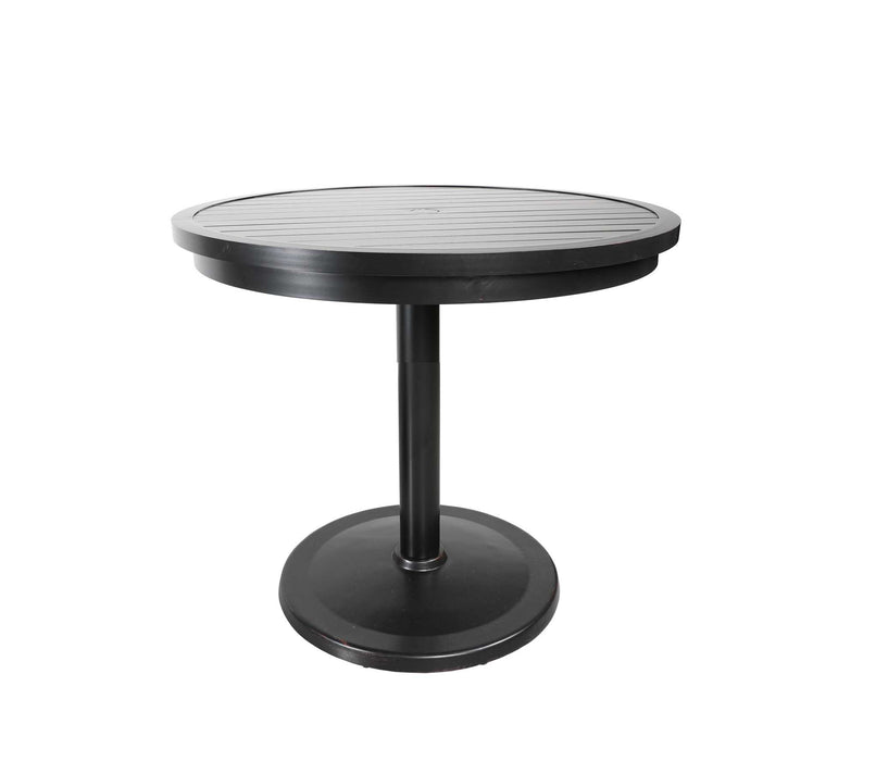 Monaco 36" Round Pedestal Balcony Table