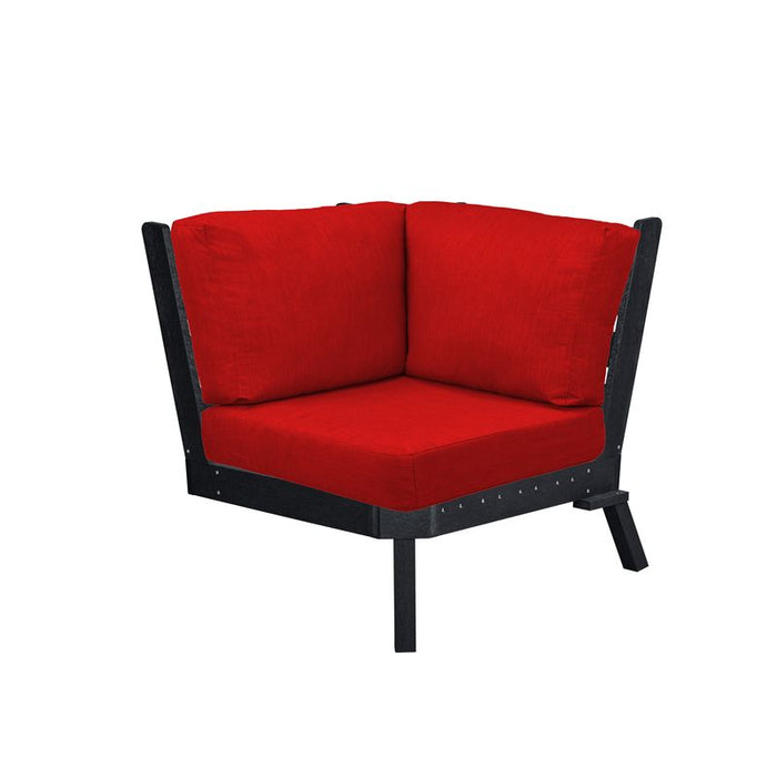 CR Plastics Tofino Sectional Corner Piece with Cushions