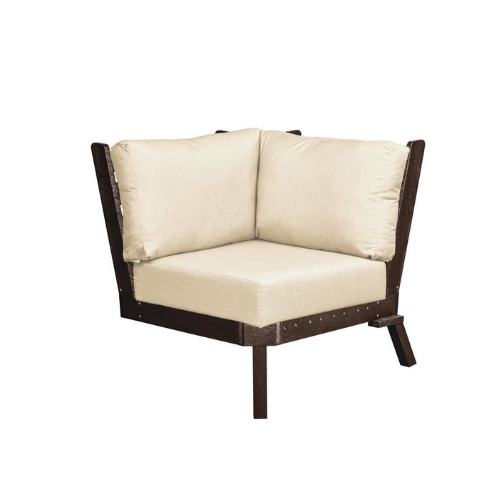 CR Plastics Tofino Sectional Corner Piece with Cushions