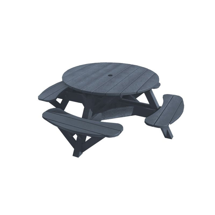 T50 51"Round Picnic Table