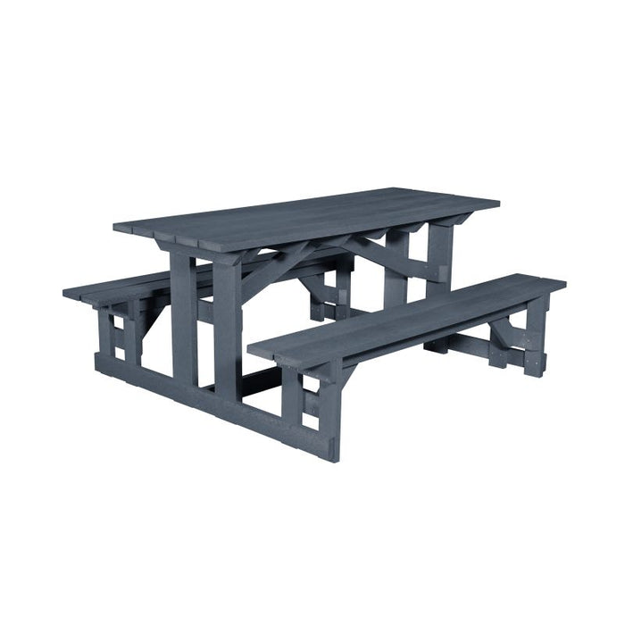 T52 72" Rectangular Picnic Table