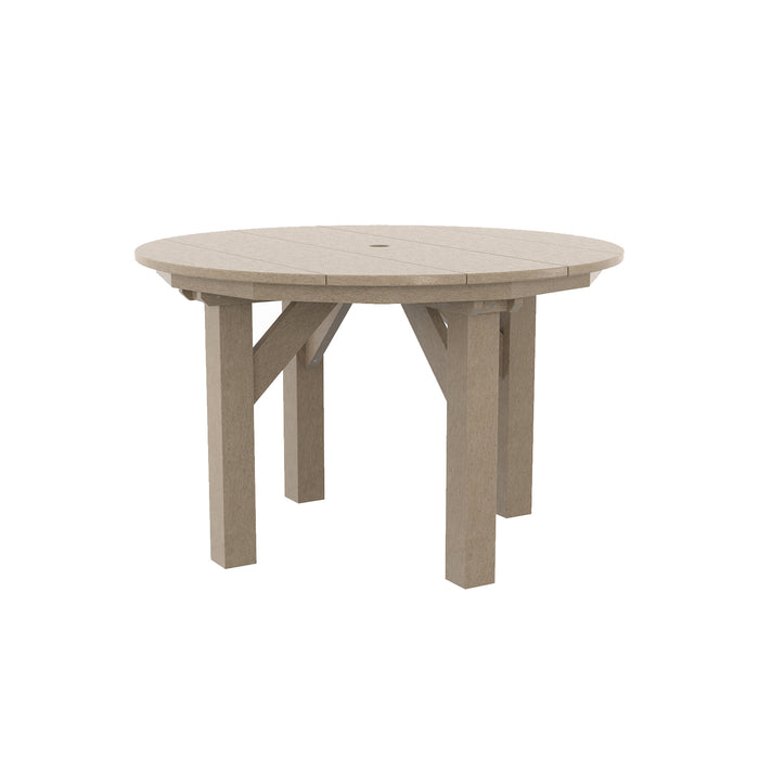 CR Plastics 48" Round Dining Table