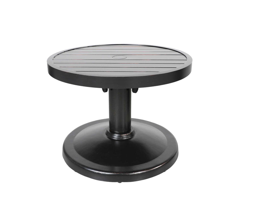 Monaco 24" Round Pedestal Side Table