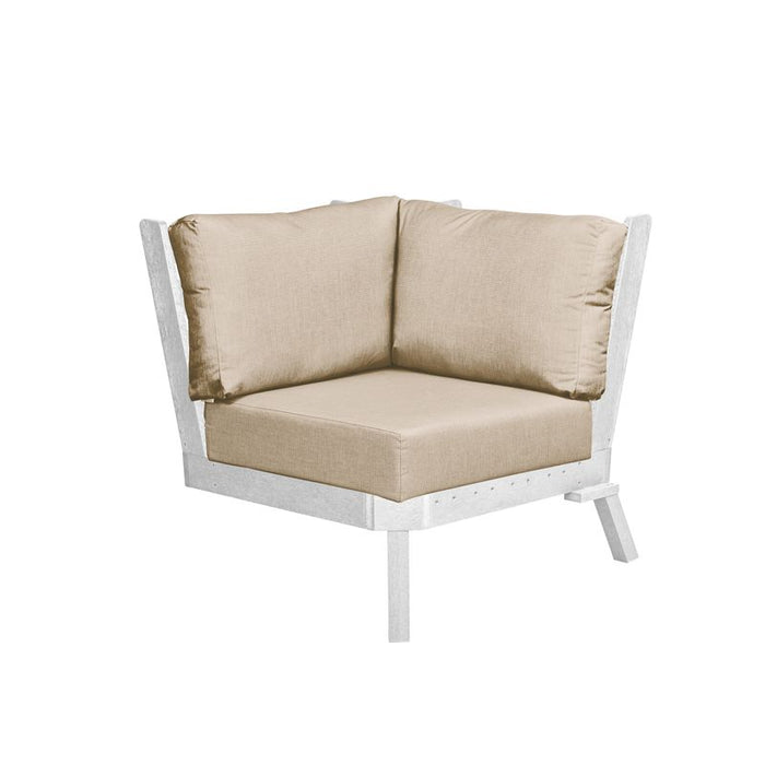 CR Plastics Tofino Sectional Corner Piece with Cushions