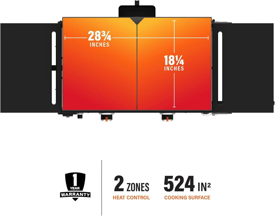 2287- 28" Original Series Omnivore Griddle with Hood
