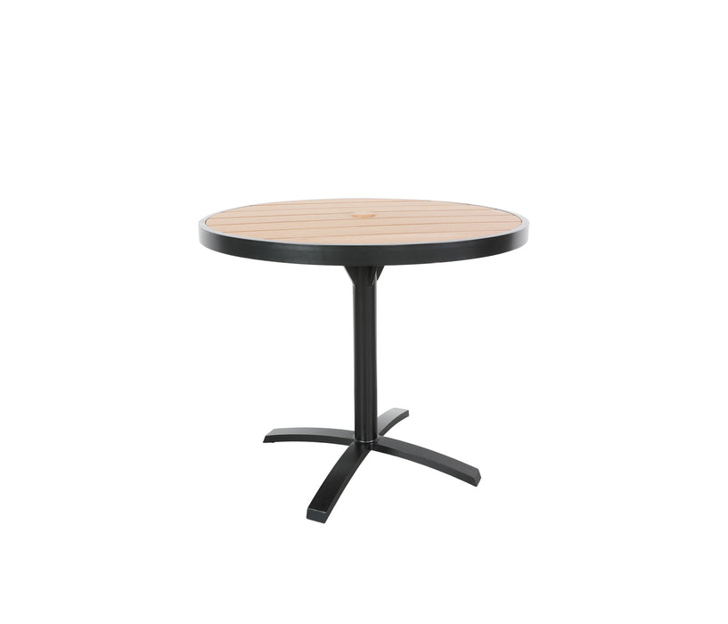 Bay 36″ Round Dining Table - Black