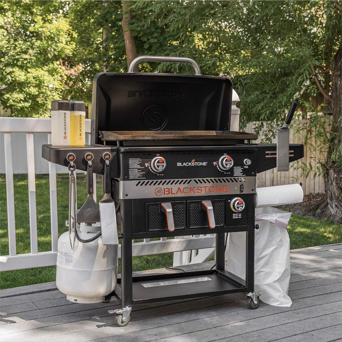 1962- 28" Griddle Cooking station with Air fryer and Warming Drawer