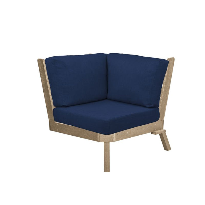 CR Plastics Tofino Sectional Corner Piece with Cushions