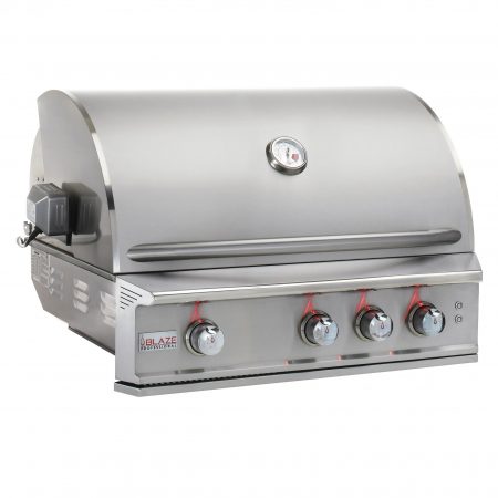 BLAZE PROFESSIONAL 34-INCH 3 BURNER BUILT-IN GAS GRILL WITH REAR INFRARED BURNER BLZ-3PRO