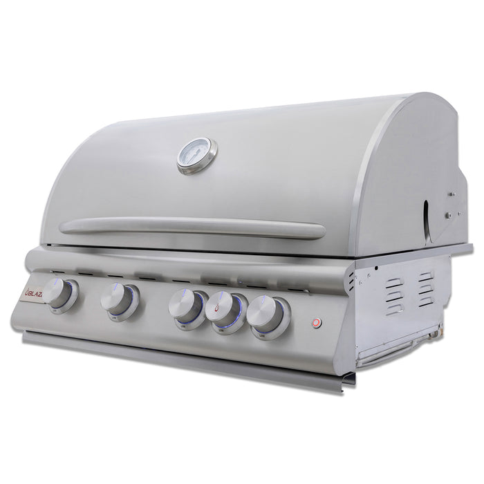 Blaze 32-Inch 4-Burner Premium LTE Plus Gas Grill with Rear Burner and Built-in Lighting System