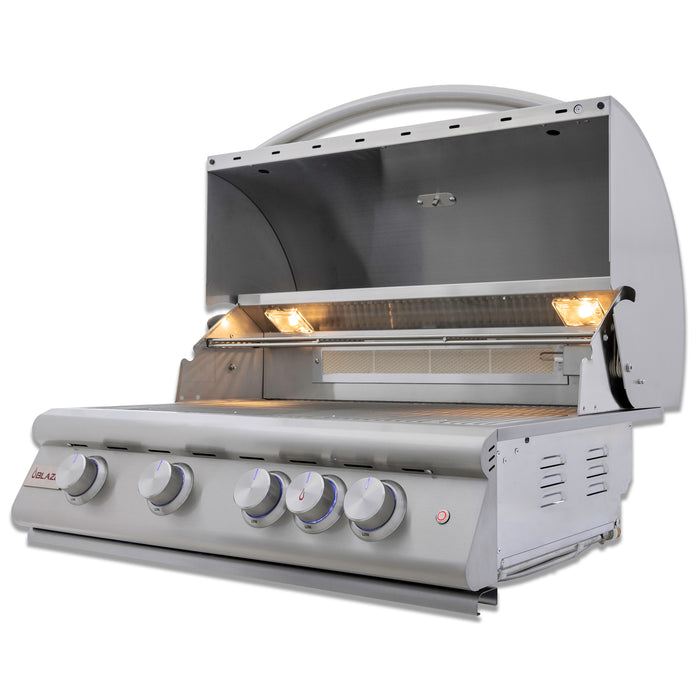 Blaze 32-Inch 4-Burner Premium LTE Plus Gas Grill with Rear Burner and Built-in Lighting System