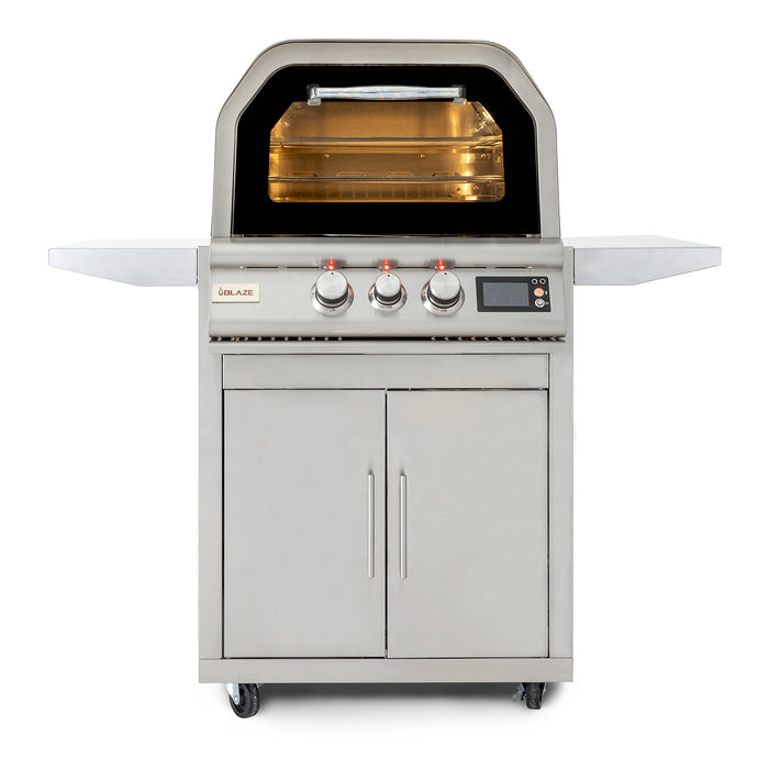 Blaze 26 Inch Gas Outdoor Pizza oven with Rotisserie