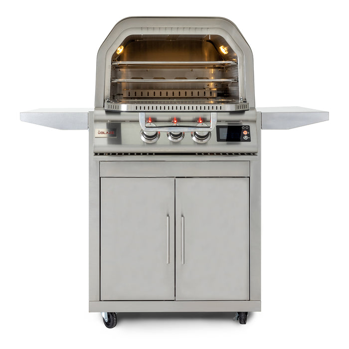 Blaze 26 Inch Gas Outdoor Pizza oven with Rotisserie