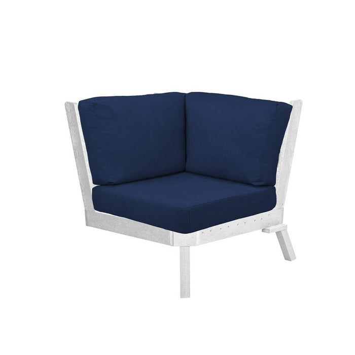 CR Plastics Tofino Sectional Corner Piece with Cushions