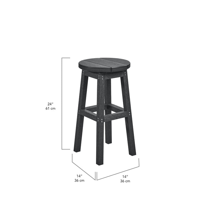 CR Plastics C21C Counter Stool