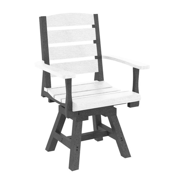 C322 Napa Dining Swivel Arm Chair