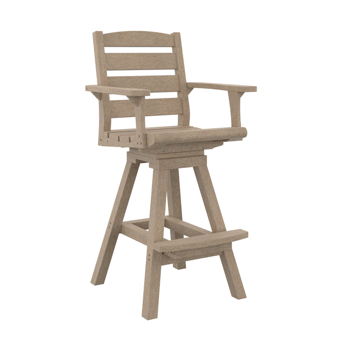 CR Plastics C312 Napa Swivel Pub Chair