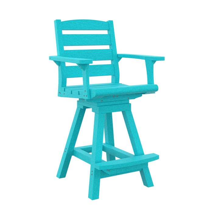 CR Plastics C312C Napa Swivel Pub Chair