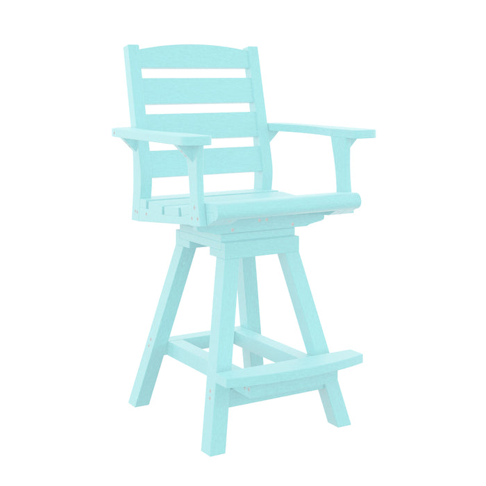 CR Plastics C312C Napa Swivel Pub Chair
