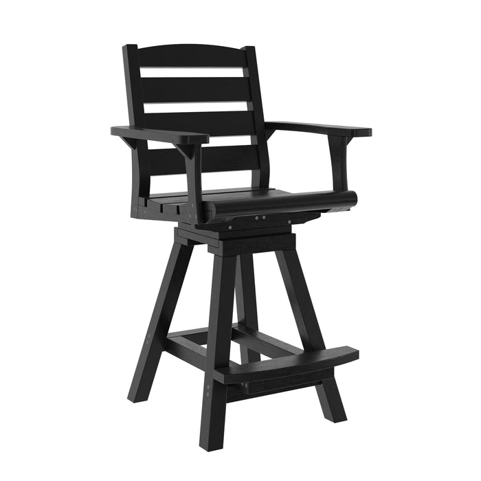 CR Plastics C312C Napa Swivel Pub Chair
