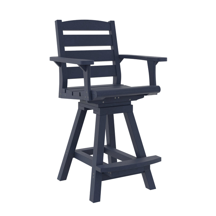 CR Plastics C312C Napa Swivel Pub Chair