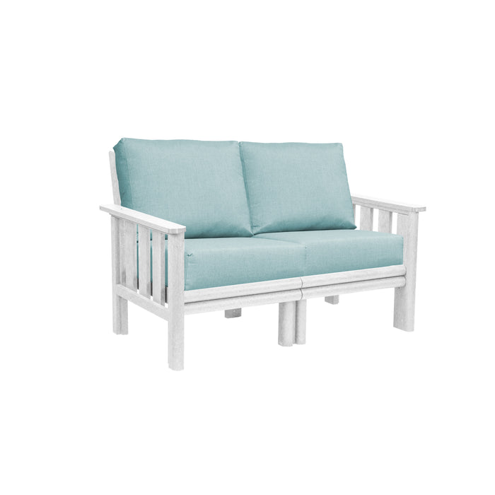 CR Plastics Stratford Loveseat with cushions
