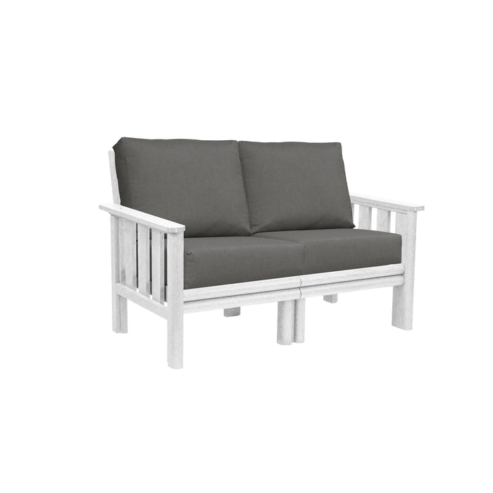 CR Plastics Stratford Loveseat with cushions