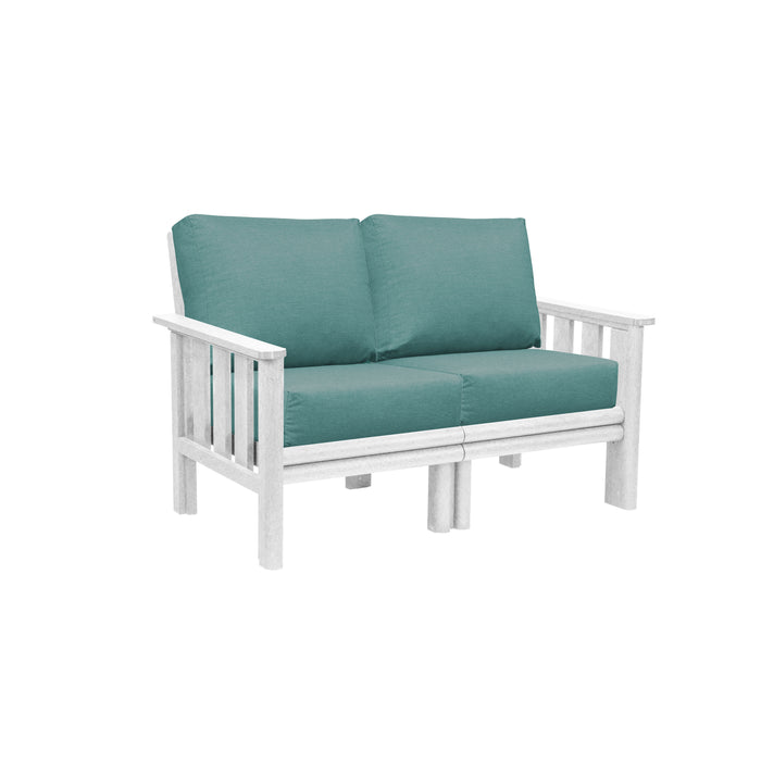 CR Plastics Stratford Loveseat with cushions