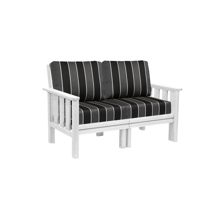CR Plastics Stratford Loveseat with cushions