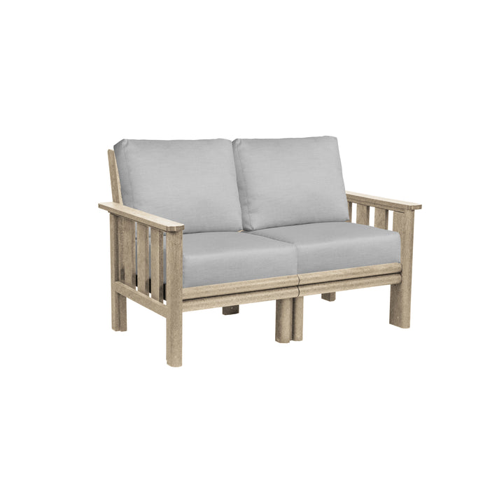 CR Plastics Stratford Loveseat with cushions