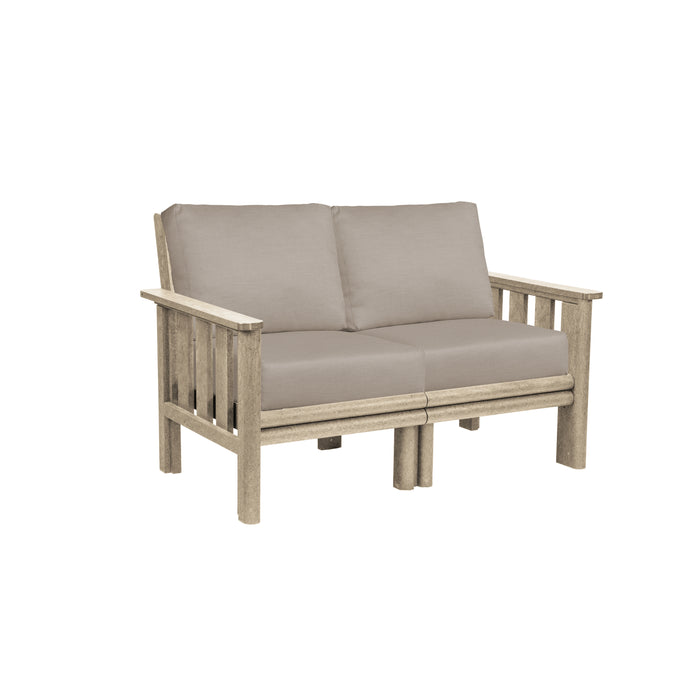 CR Plastics Stratford Loveseat with cushions