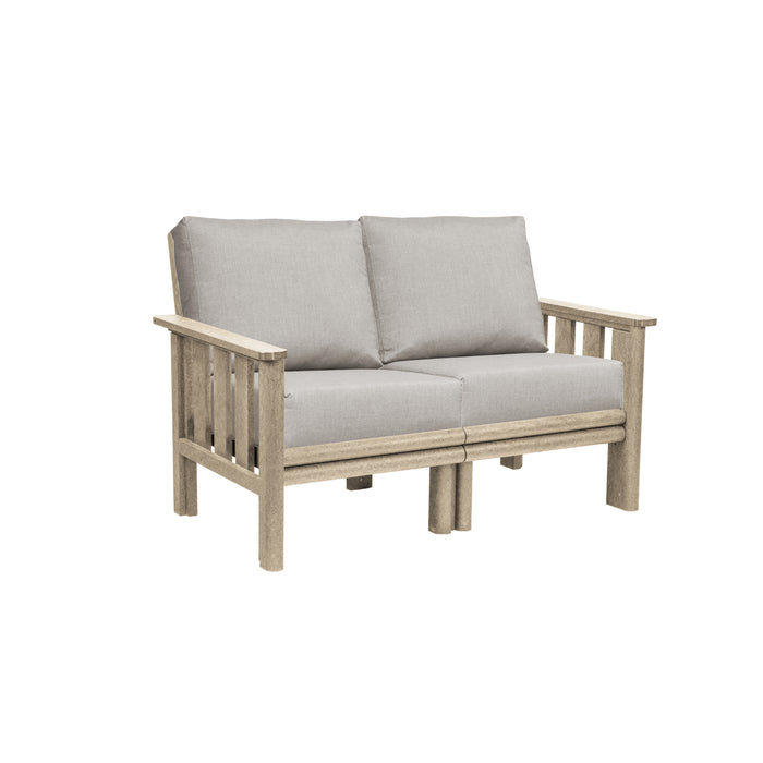 CR Plastics Stratford Loveseat with cushions