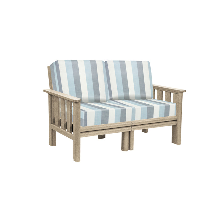 CR Plastics Stratford Loveseat with cushions