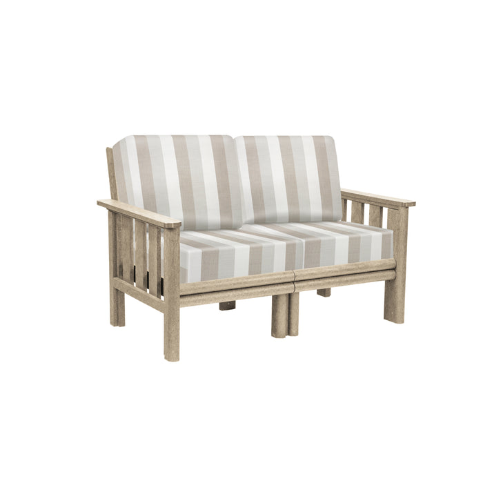 CR Plastics Stratford Loveseat with cushions